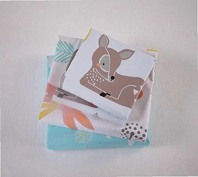 100% Cotton Sheets Kids Twin Full Sheets For Kids Girls Boys Teens Deer