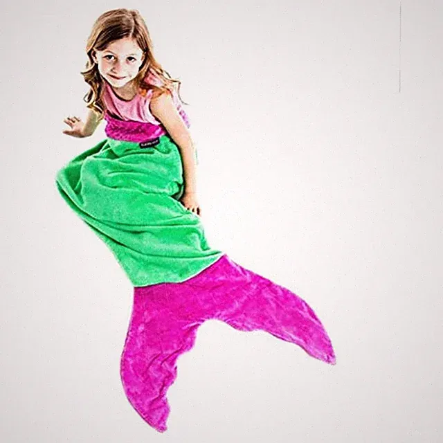 Blanky Tales Blanket for Kids Mermaid 3-12 Years Green BT0006