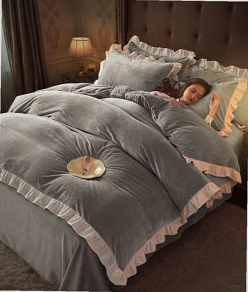 Soft Duvet Cover Quilt Cover, Bedding Set with Pillow Cover for Kids Audlts New