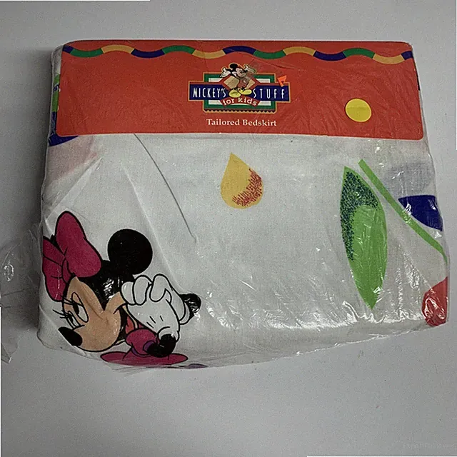 Vintage Mickeys stuff for kids bed skirt Minnie Mouse Full Love
