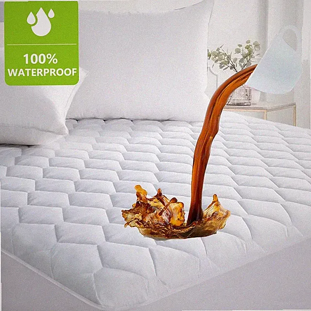 Waterproof Quilted Mattress Protector Microfiber Pad Cover All Sizes Deep Pocket